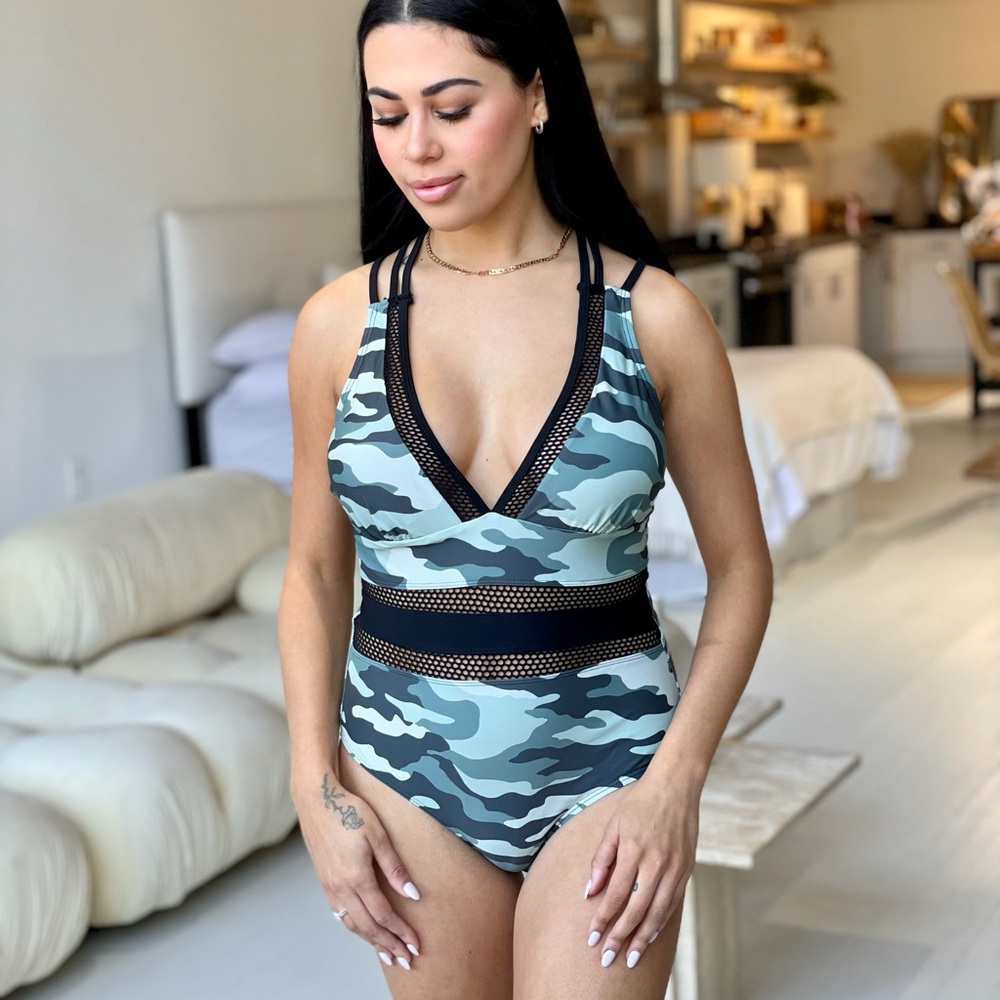 One piece Camo Swimsuit